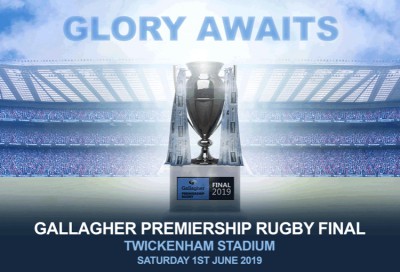 Pair of tickets to Gallagher Premiership Rugby Final